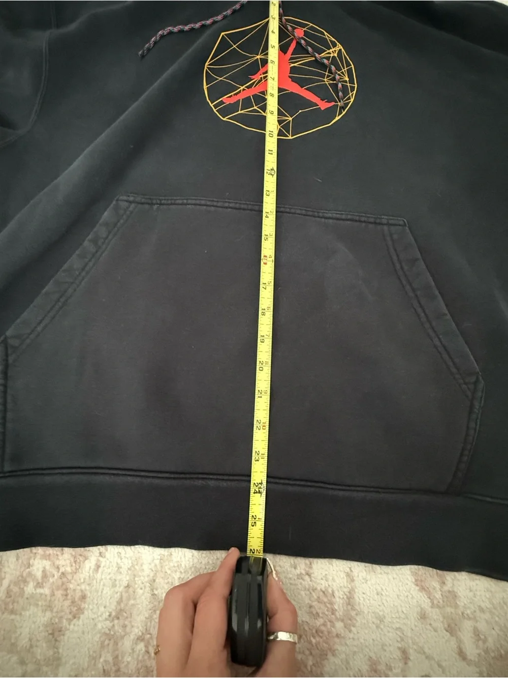 Jordan Black Matching Set Pullover Hoodie and Sweatpants